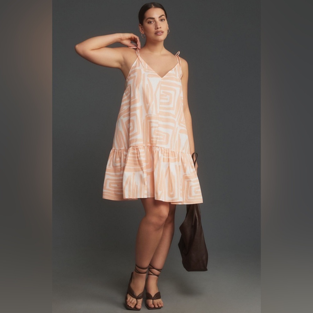 ❤️HP❤️ NWT Size 1X - Anthropologie Swing Mini Dress (100% Cotton)